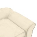 Sofa dla psa, kremowa, 72x45x30 cm, pluszowa Lumarko!