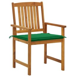  Krzesła ogrodowe z poduszkami, 8 szt., lite drewno akacjowe Lumarko!