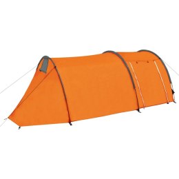   Namiot turystyczny 4-osobowy, szaro-pomarańczowy Lumarko!