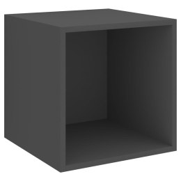 Lumarko  Półka ścienna, szara, 37x37x37 cm, płyta wiórowa
