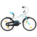  Rower dla dzieci, 18 cali, niebiesko-biały Lumarko!
