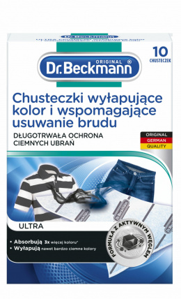 Dr.Beckmann Chusteczki Wyłapujące Kolor Do Ciemnego 10szt..
