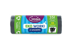 Gosia Worki Na Śmieci Eko Uszy 35l 14szt Grafit 6848...