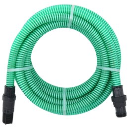  Wąż ssący ze złączami z PVC, 4 m, 22 mm, zielony Lumarko!