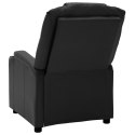  Elektryczny fotel masujący, rozkładany, czarny, sztuczna skóra Lumarko!