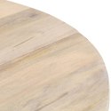  Stół jadalniany, okrągły, 110 x 76 cm, lite drewno mango Lumarko!