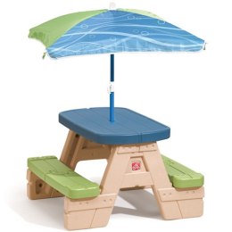 Lumarko Stół Piknikowy Z Parasolką Dla Dzieci