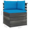  Ogrodowa sofa 2-osobowa z palet, z poduszkami, drewno sosnowe Lumarko!