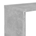  Półki ścienne, 2 szt., szarość betonu, 100x15x20 cm, płyta Lumarko!