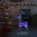  Świąteczna dekoracja, renifer, 90 diod LED, 60x16x100 cm, akryl Lumarko!