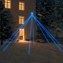  Choinka z lampek, wewn./zewn., 800 niebieskich diod LED, 5 m Lumarko!
