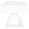  Stolik kawowy, biały, 96x50x45 cm, płyta wiórowa Lumarko!