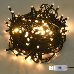 Lumarko Lampki LED, ciepła biel, 30 m, PVC
