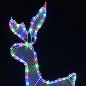  Świąteczny, świecący renifer z saniami, z siateczką, 432 LED Lumarko!