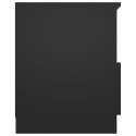  Szafka nocna, czarna, 40x40x50 cm, płyta wiórowa Lumarko!