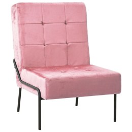  Fotel, 65x79x87 cm, różowy, obity aksamitem Lumarko!