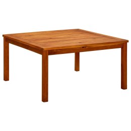 Lumarko Ogrodowy stolik kawowy, 85x85x45 cm, lite drewno akacjowe