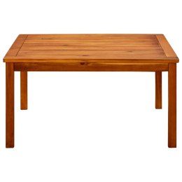 Lumarko Ogrodowy stolik kawowy, 85x85x45 cm, lite drewno akacjowe