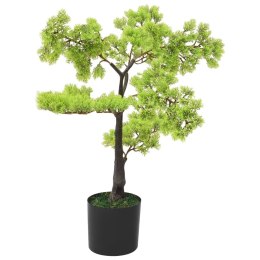  Sztuczne bonsai z cyprysu, z doniczką, 60 cm, zielone Lumarko!