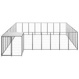 Lumarko Kojec dla psa, czarny, 20,57 m², stalowy