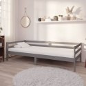  Łóżko dzienne, szare, lite drewno sosnowe, 90x200 cm Lumarko!