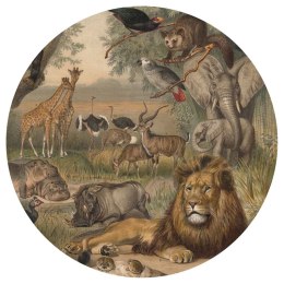 Lumarko Okrągła fototapeta Animals of Africa, 142,5 cm