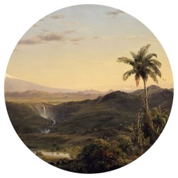 Lumarko Okrągła fototapeta The Americas, 142,5 cm