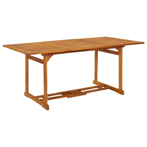  Ogrodowy stół jadalniany, 180x90x75 cm, lite drewno akacjowe Lumarko!