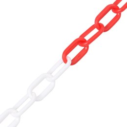 Lumarko Łańcuch ostrzegawczy, czerwono-biały, 100 m, Ø6 mm, plastikowy 