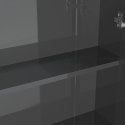  Szafka łazienkowa z lustrem 60x15x75 cm, MDF, szary z połyskiem Lumarko!