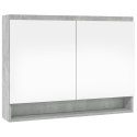  Szafka łazienkowa z lustrem, 80x15x60 cm, MDF, szarość betonu Lumarko!