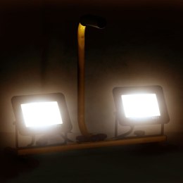 Lumarko Reflektor LED z uchwytem, 2x30 W, ciepłe białe światło