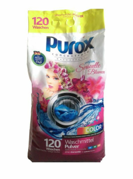 Purox Proszek Do Prania Perfumowany Color 9,2 Kg Parfum Sensuelle Blumen..