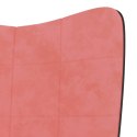  Fotel różowy, aksamit i PVC Lumarko!