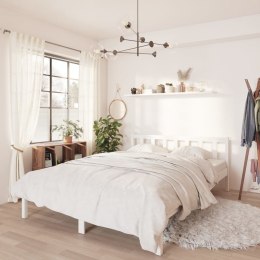  Rama łóżka, biała, lite drewno sosnowe, 160 x 200 cm Lumarko!