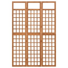  Parawan pokojowy 3-panelowy/trejaż, drewno jodłowe, 121x180,5cm Lumarko!