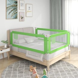 Lumarko Barierka do łóżeczka dziecięcego, zielona, 180x25 cm, tkanina
