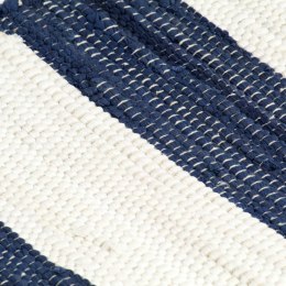 Lumarko Maty na stół, 6 szt, Chindi, w paski, niebiesko-białe, 30x45 cm