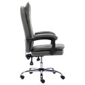  Krzesło biurowe, antracytowe, obite sztuczną skórą Lumarko!