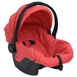  Fotelik niemowlęcy do samochodu, czerwony, 42x65x57 cm Lumarko!