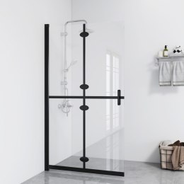  Składana ścianka prysznicowa, przezroczyste szkło, 120x190 cm Lumarko!