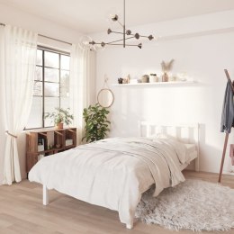  Rama łóżka, biała, lite drewno sosnowe, 90x190 cm Lumarko!