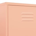  Szafa, różowa, 90x50x180 cm, stalowa Lumarko!