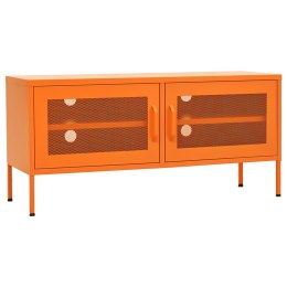  Szafka pod telewizor, pomarańczowa, 105x35x50 cm, stalowa Lumarko!