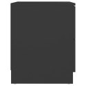  Szafka nocna, czarna, 40x40x50 cm, płyta wiórowa Lumarko!