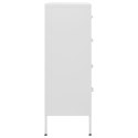  Szafka z szufladami, biała, 80x35x101,5 cm, stalowa Lumarko!