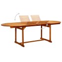  Ogrodowy stół jadalniany, (160-240)x100x75 cm, drewno akacjowe Lumarko!
