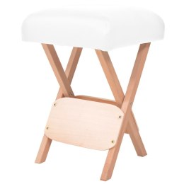 Lumarko Składany stołek do masażu z 2 wałkami, grubość siedziska 12 cm!