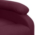  Masujący fotel podnoszony, rozkładany, fioletowy, tkanina Lumarko!