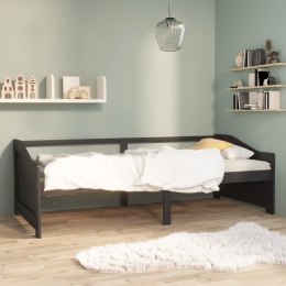 Lumarko 3-osobowa sofa/łóżko, ciemnoszara, drewno sosnowe, 90x200 cm